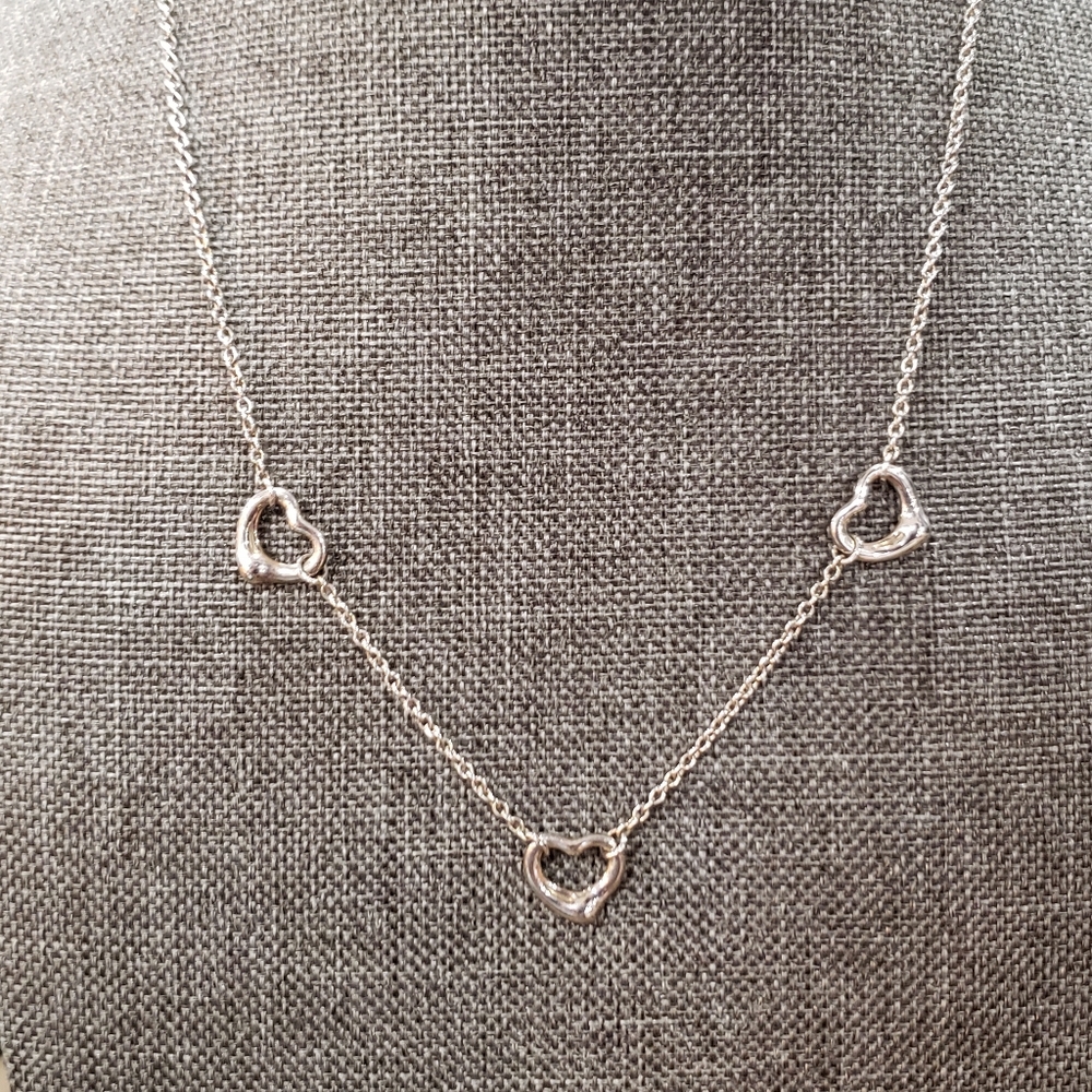 *SOLD* Tiffany & Co. Sterling Open Heart Necklace